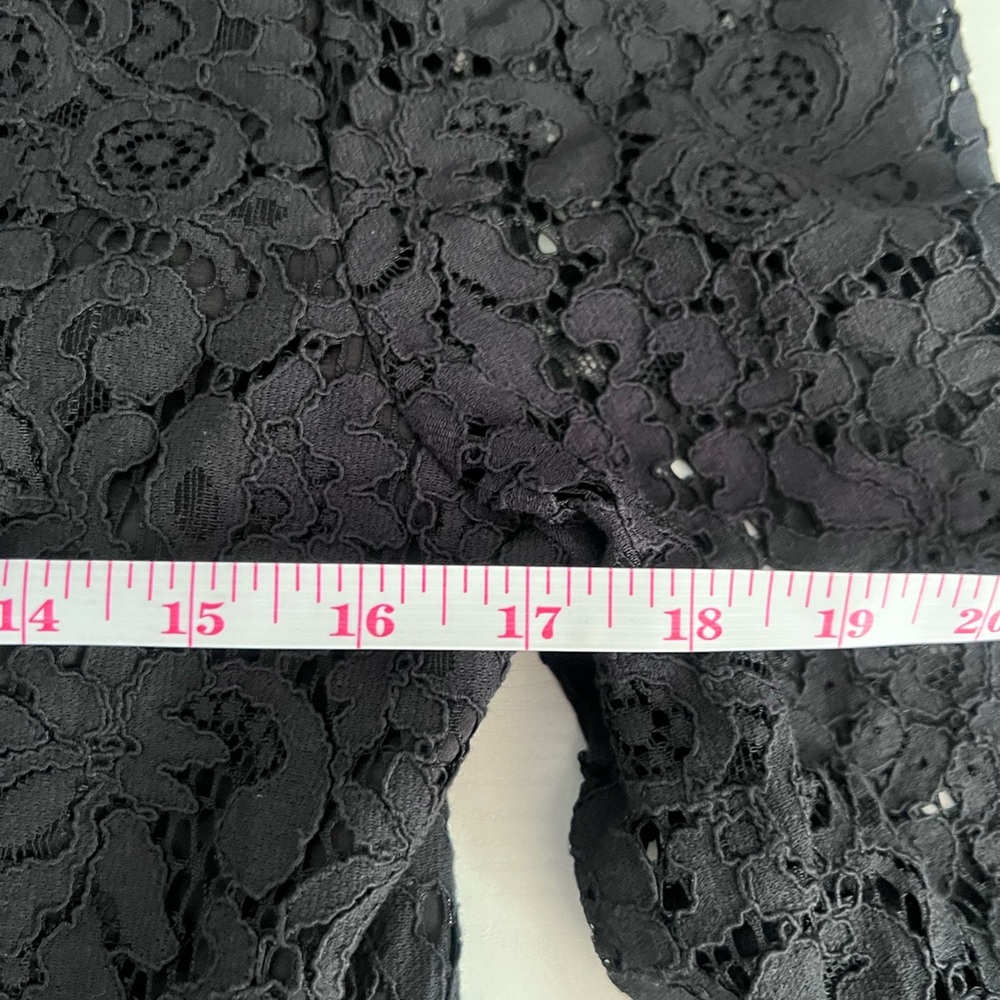 Bardot Women's Faedra Dress Size Black Long Sleeve Floral Lace Dress Size M - Picture 7 of 12